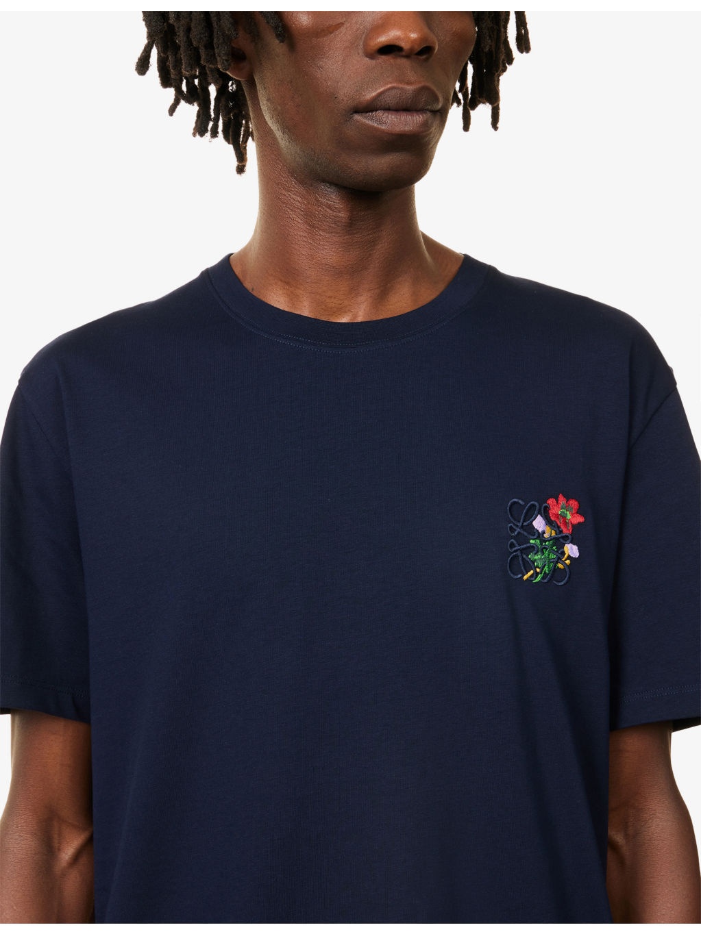 Embroidered Relaxed-Fit Cotton-Jersey T-Shirt - 5