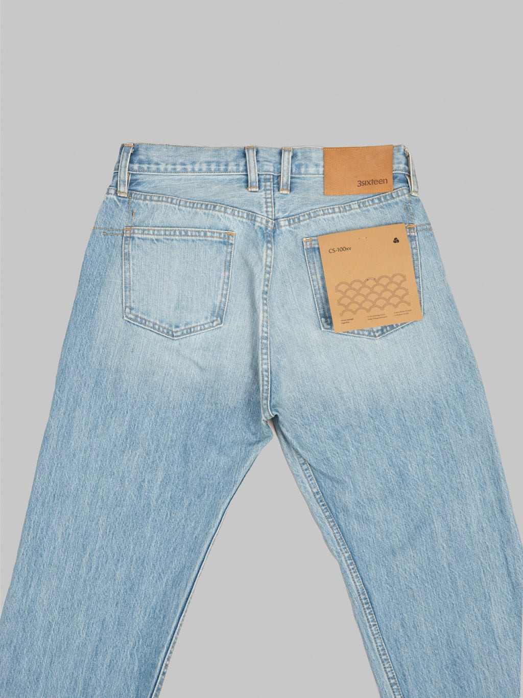3sixteen CS-100xv vintage Wash Indigo Selvedge Classic Straight Jeans - 12