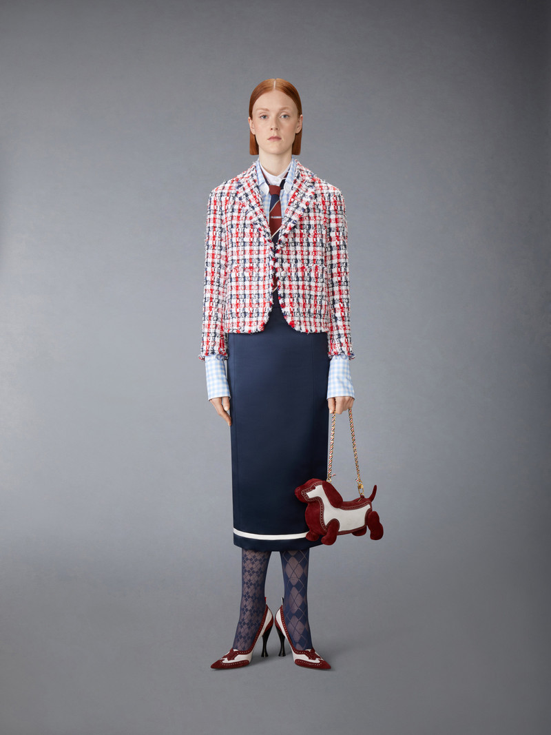 SILK TWILL GINGHAM SHIRT 6