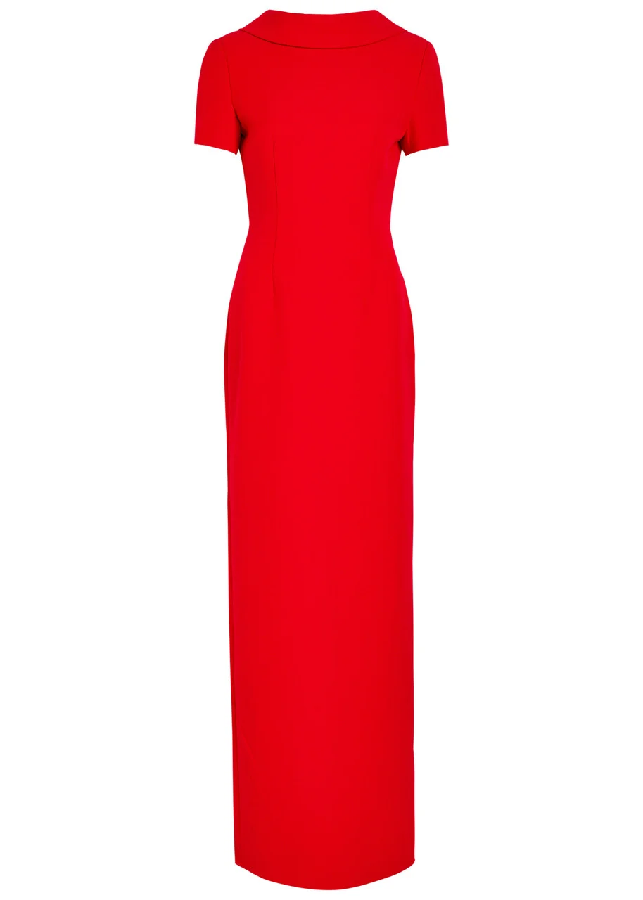 Roland Mouret Crepe Maxi Dress - 1