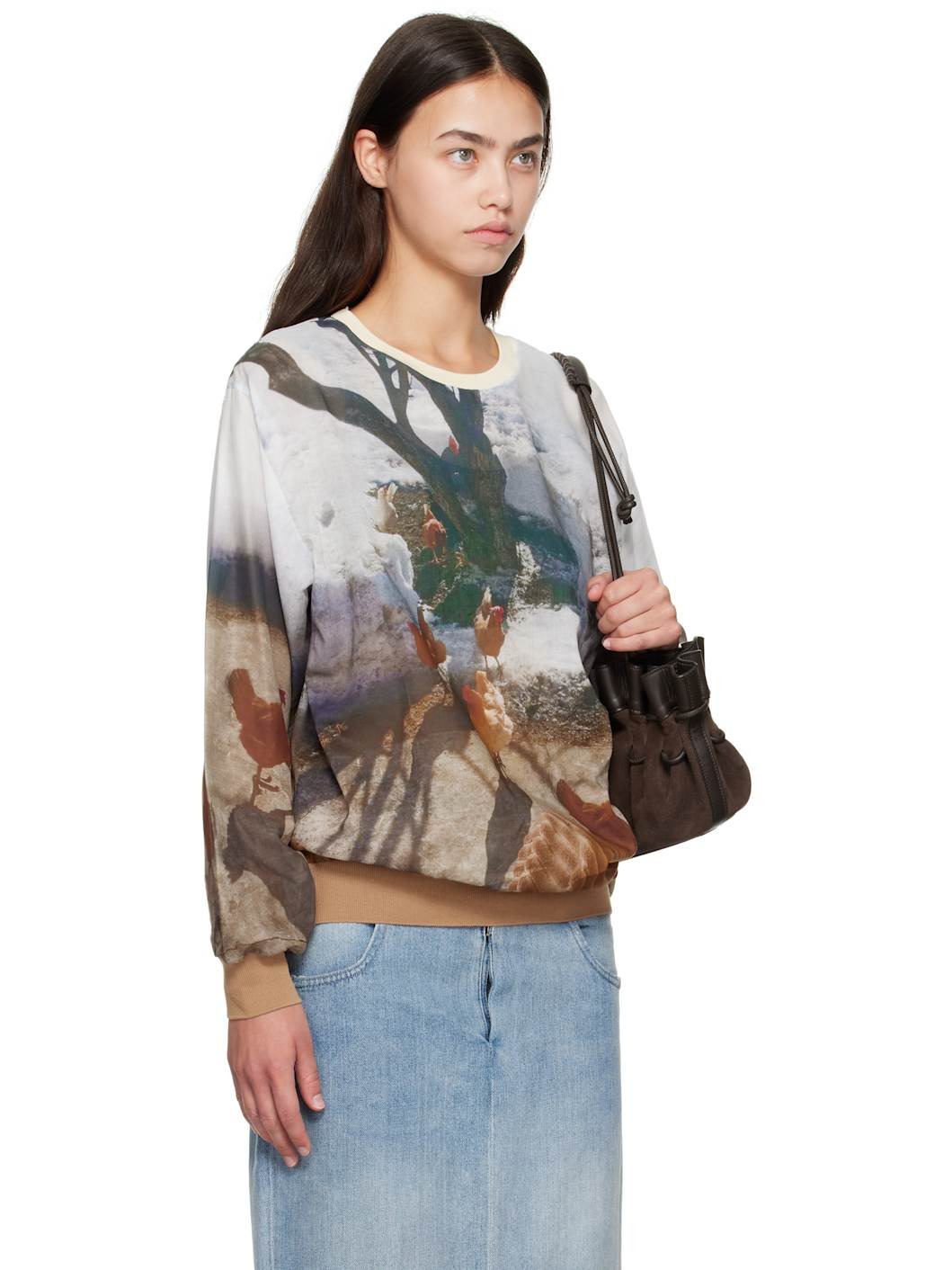 Multicolor Nº80 Holidaysnowchicken Long T-shirt - 2