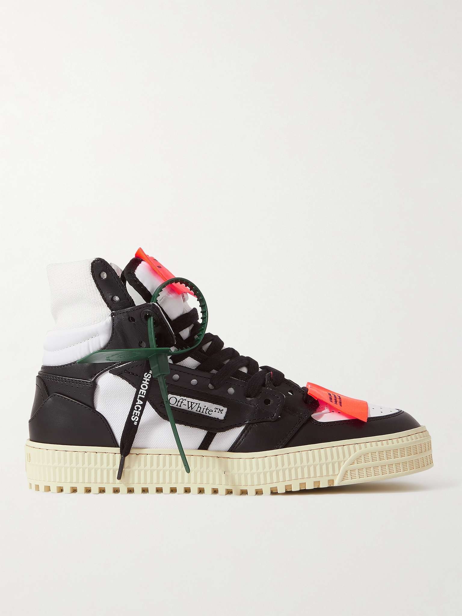 Off-White Black Nubuck Leather Off-Court 3.0 Sneakers Size 44 Off