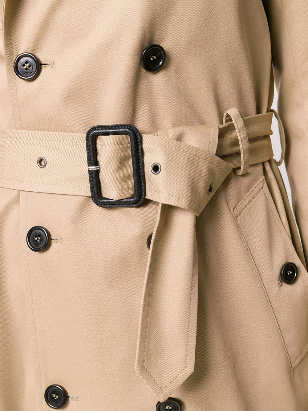belted classic trench coat - 5