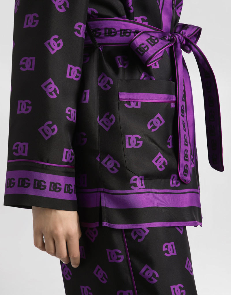 DG all-over print silk twill vanity shirt 4