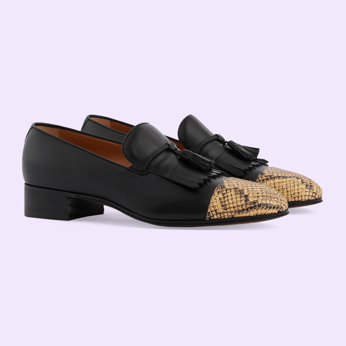 Men's anaconda loafer with tassel - 2