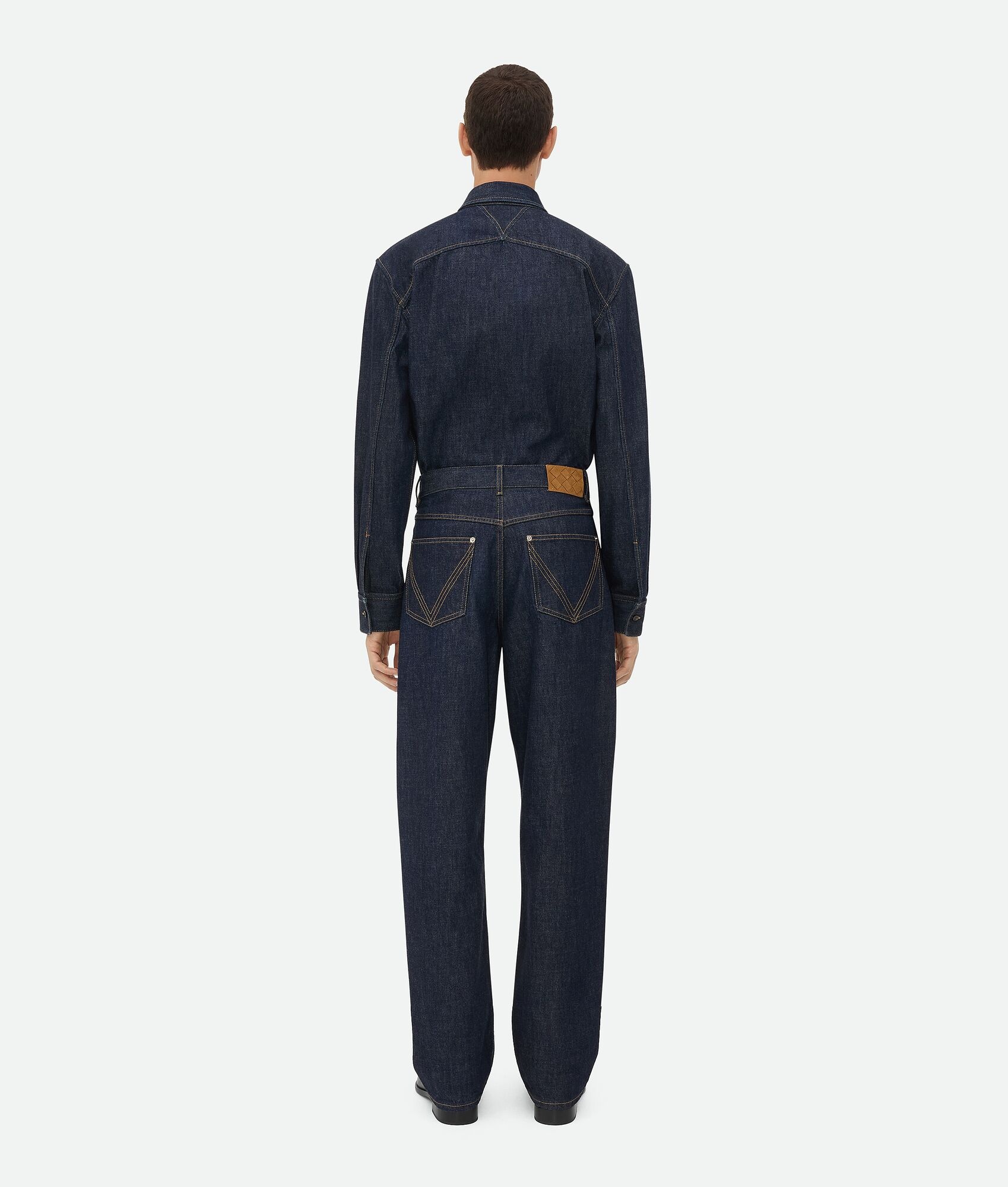 Indigo Wide Leg Jeans - 3