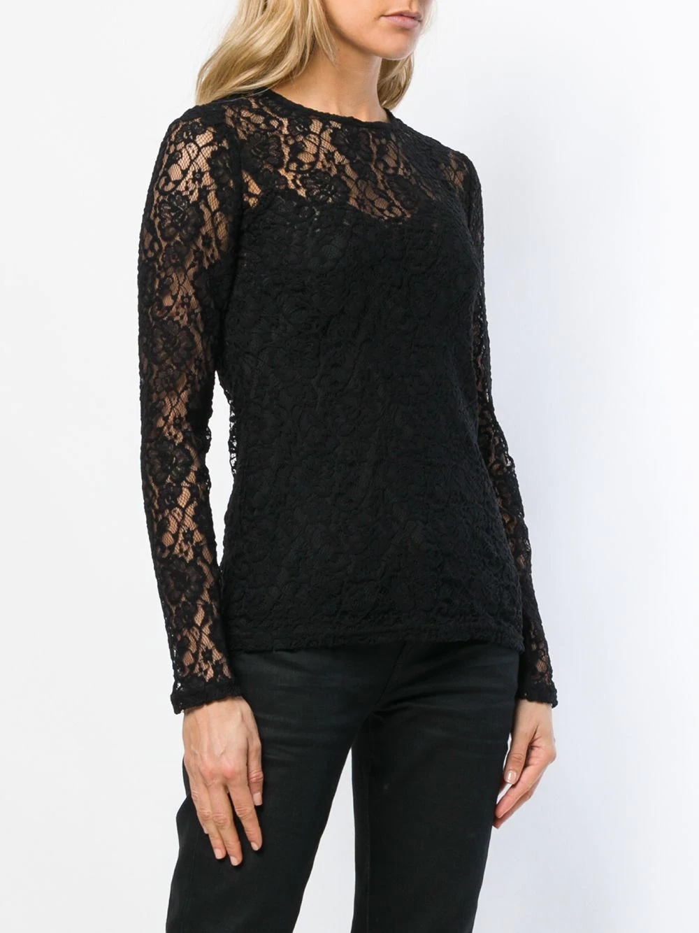 floral lace top - 3