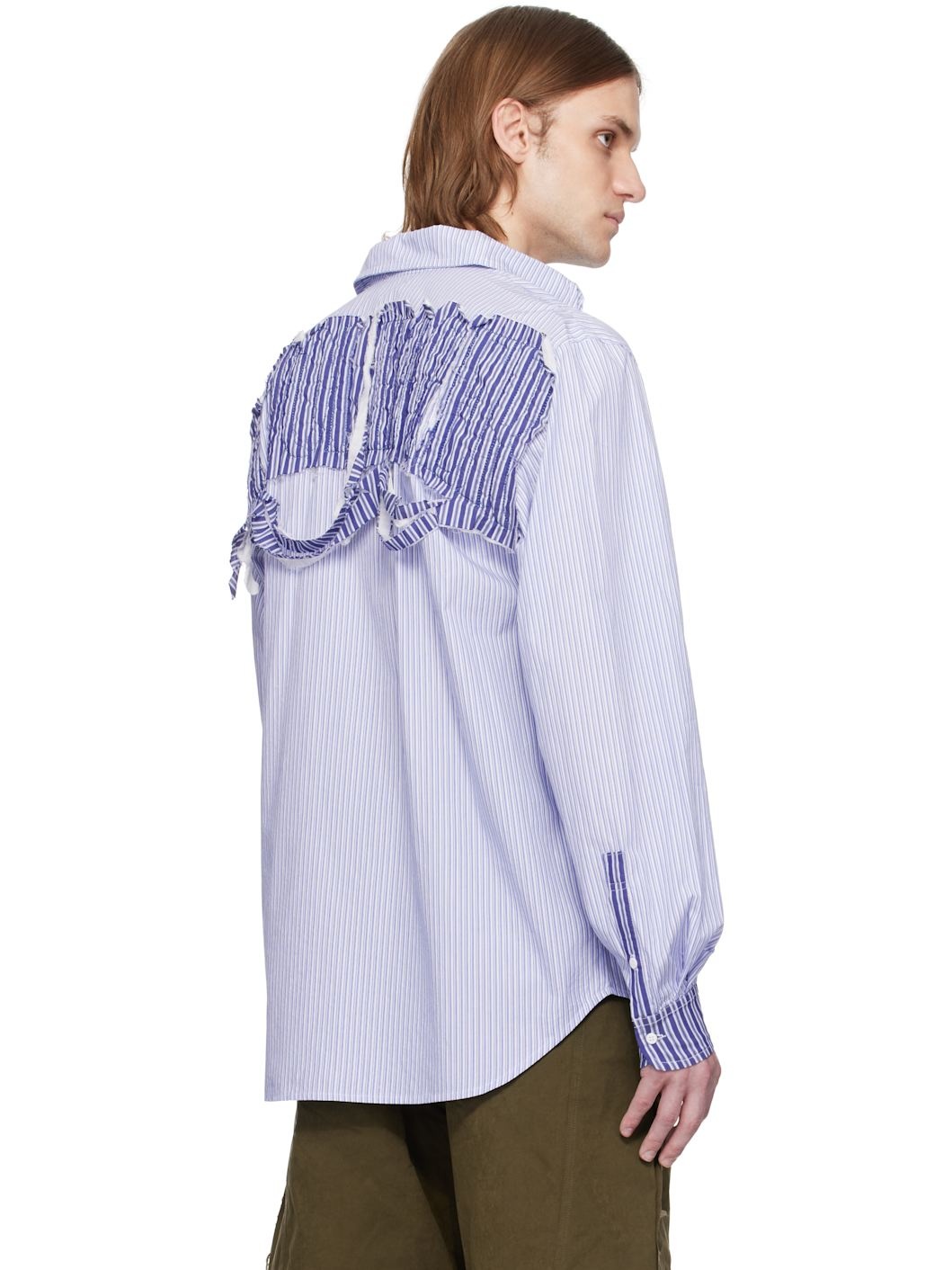 Blue Oversized Shirt - 3