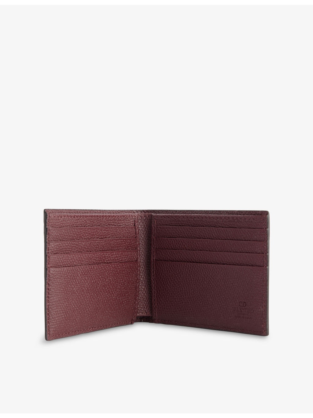 VLogo Bifold Leather Wallet - 4