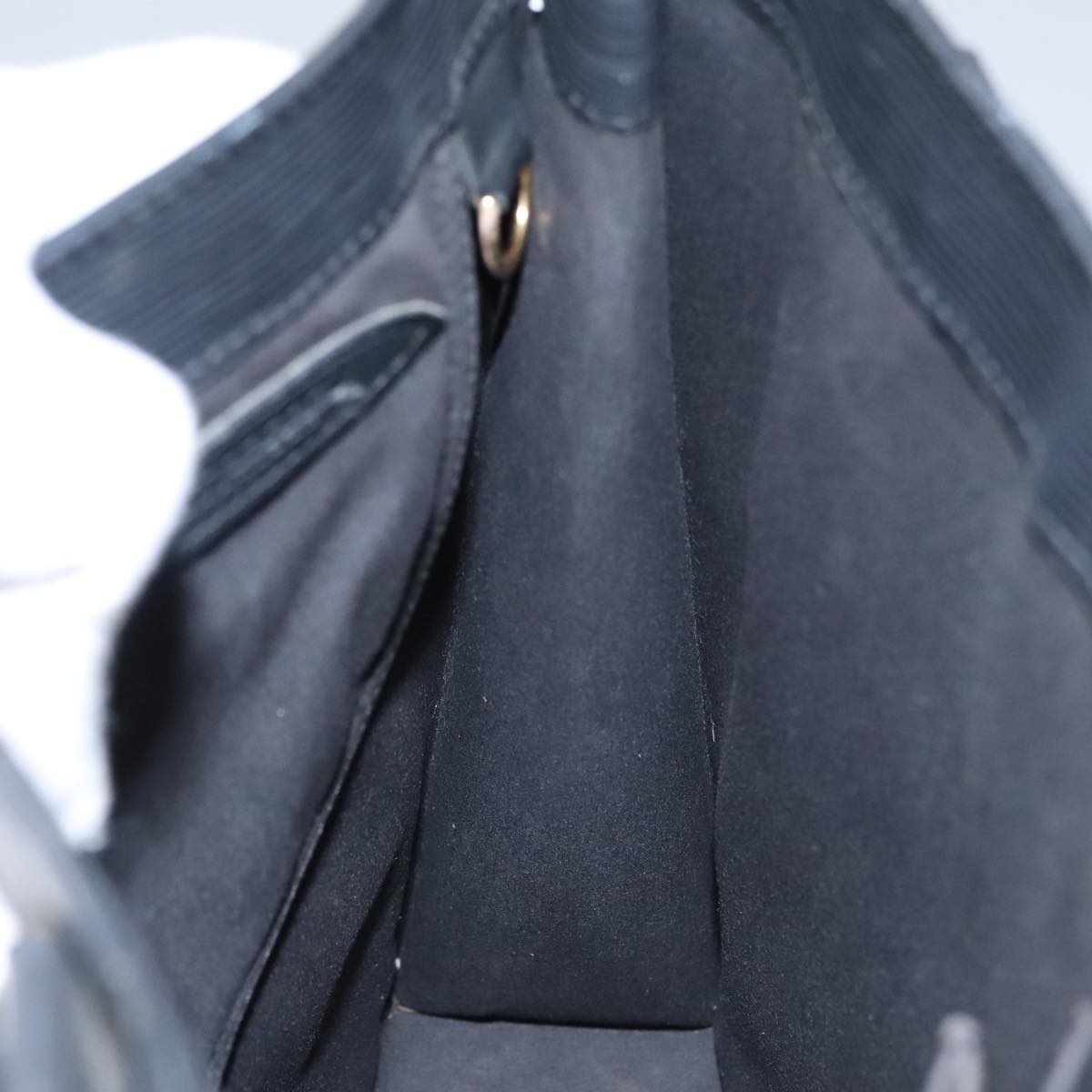 LOUIS VUITTON Epi Sac Plat PM Hand Bag Black M58658 - 15