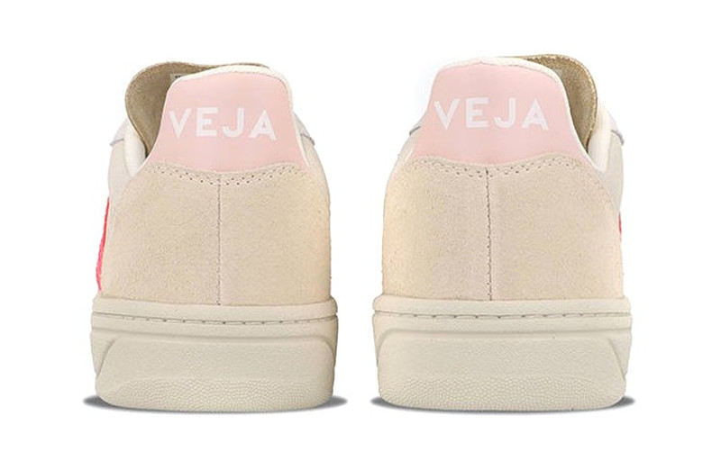 Veja V-10 Lace-Up 'Beige Neon Pink' VX032188 4