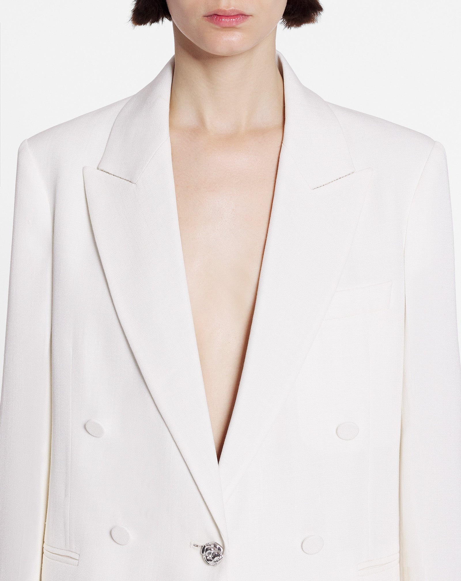 DOUBLE-BREASTED TAILORED JACKET - 5