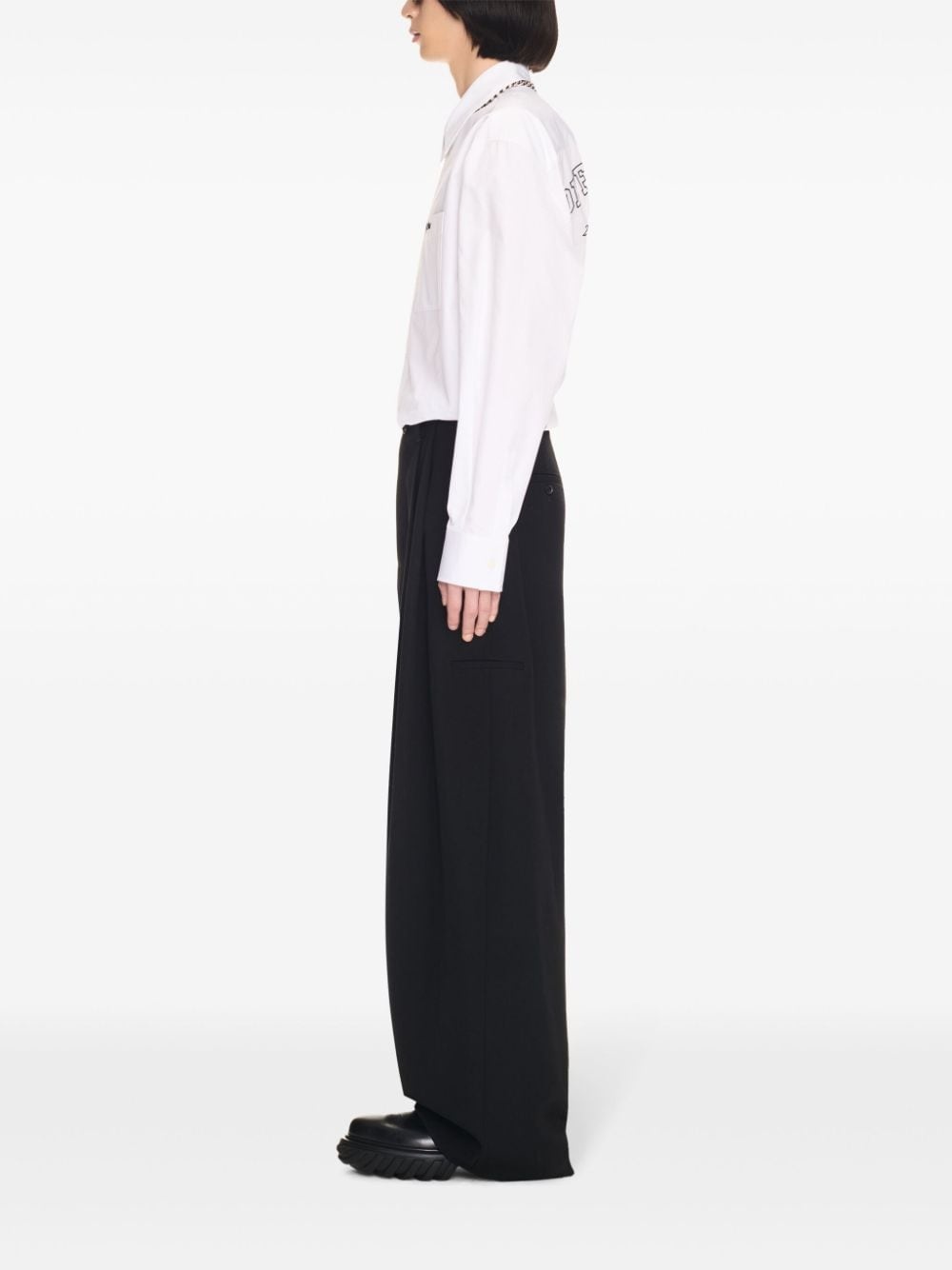 OW darted tailored trousers - 3