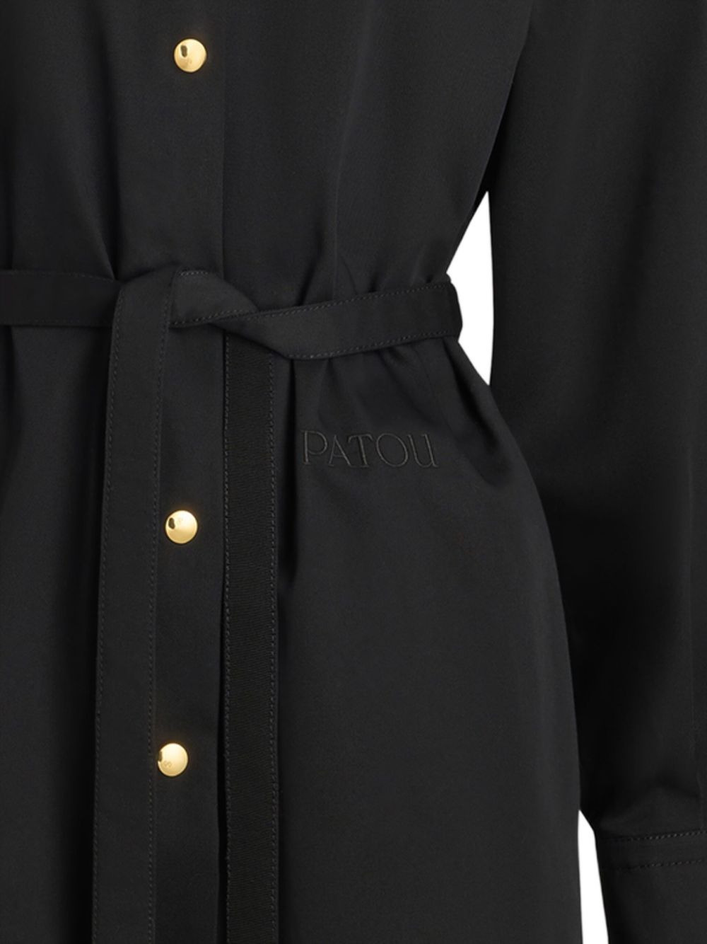belted shirt mini dress - 2