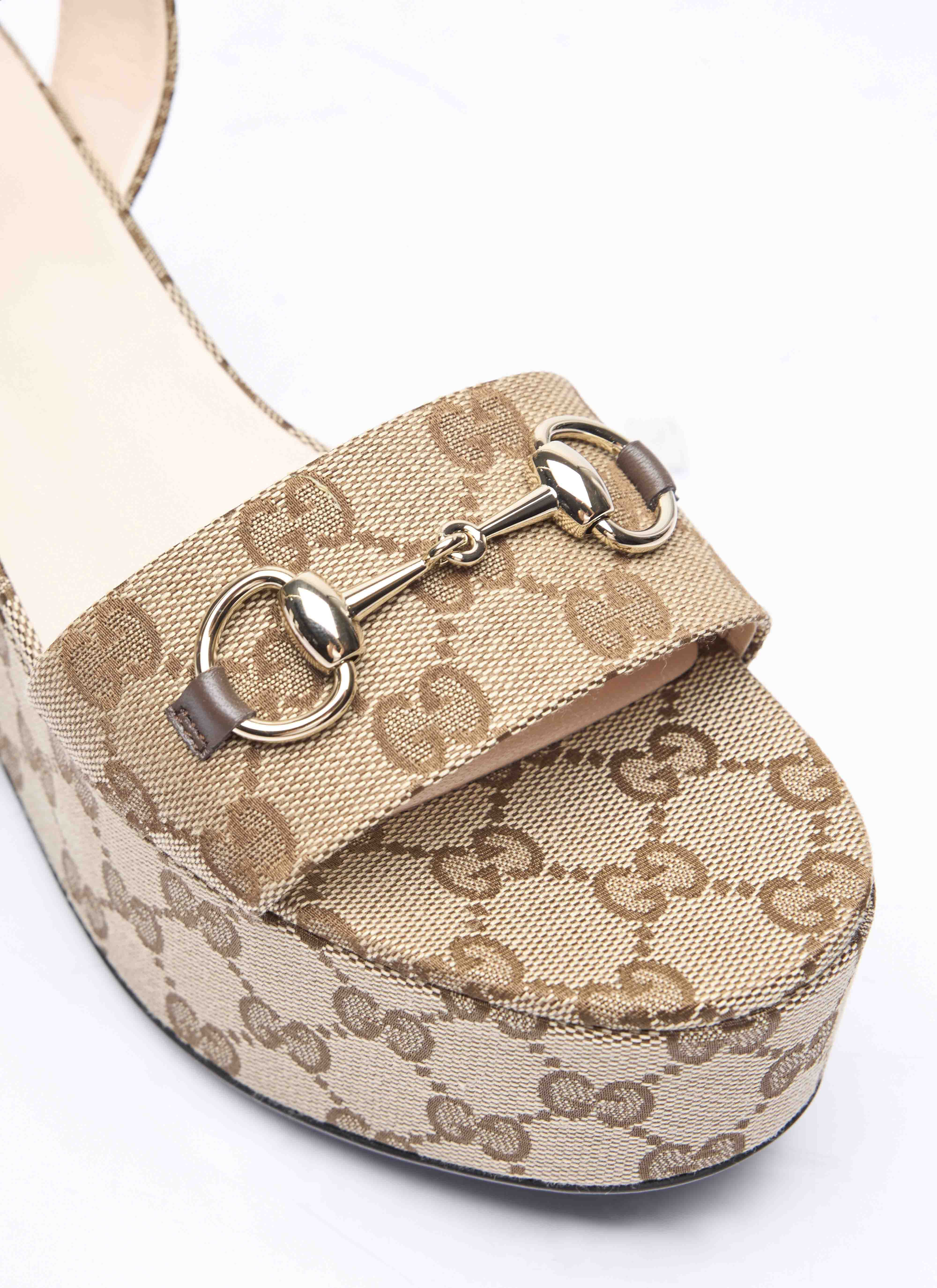 Horsebit Flatform Sandals - 2