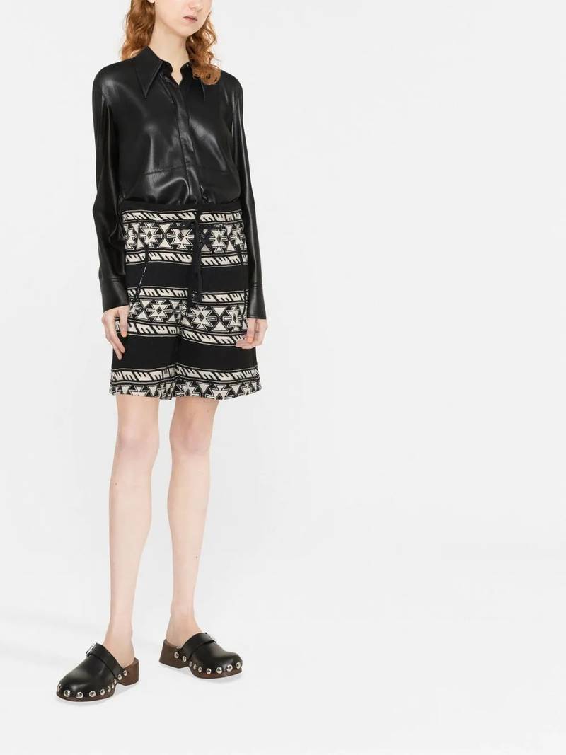 Isabel Marant Étoile Limina tied-waist shorts outlook