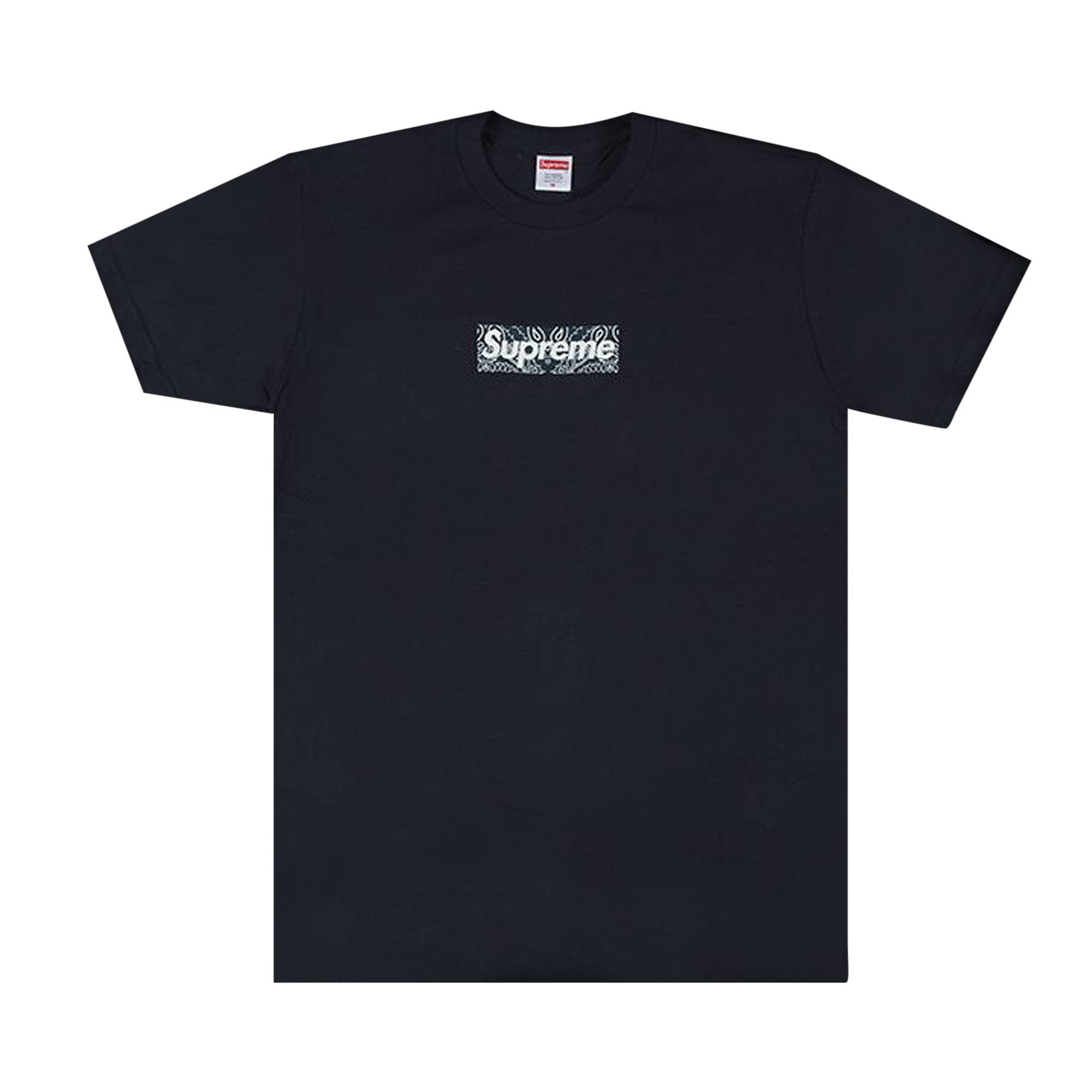 Supreme Bandana Box Logo Tee 'Navy' - 1