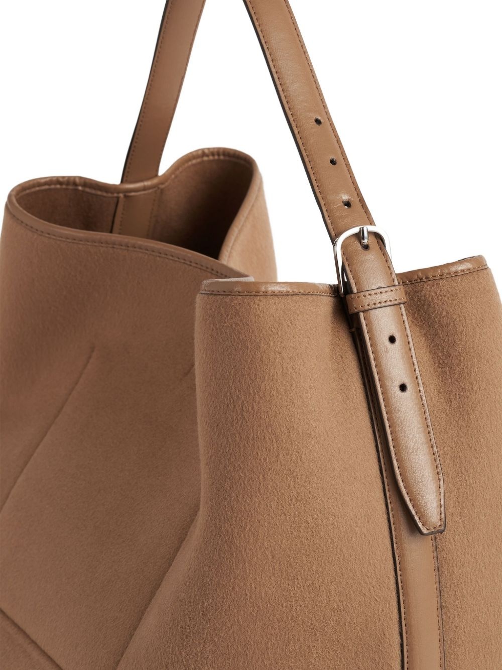 belted doublé tote bag - 3