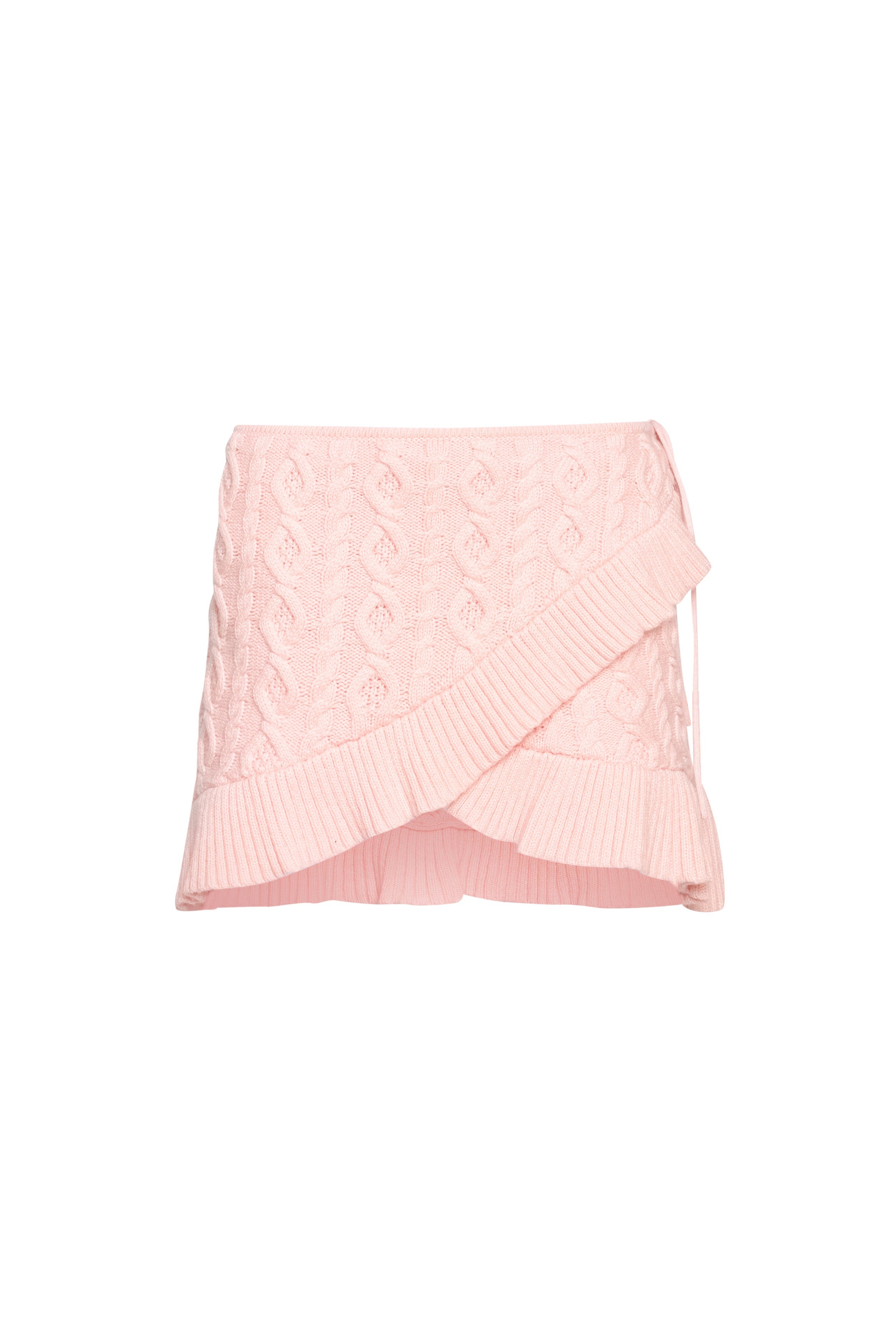 GEMMA KNIT WRAP SKIRT - 1
