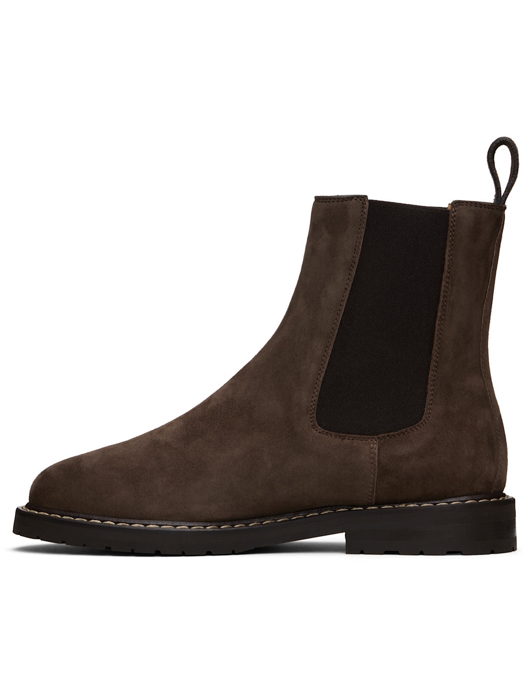 Brown Suede Chelsea Boots - 3