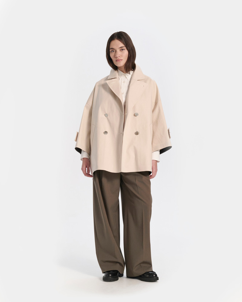 Mackintosh Crosslee Rubberised Peacoat outlook