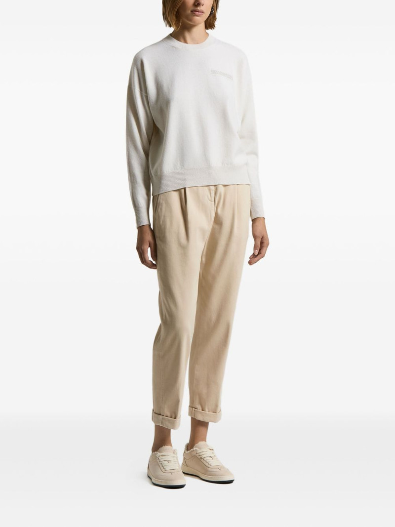 PESERICO detailing long-sleeves sweater outlook