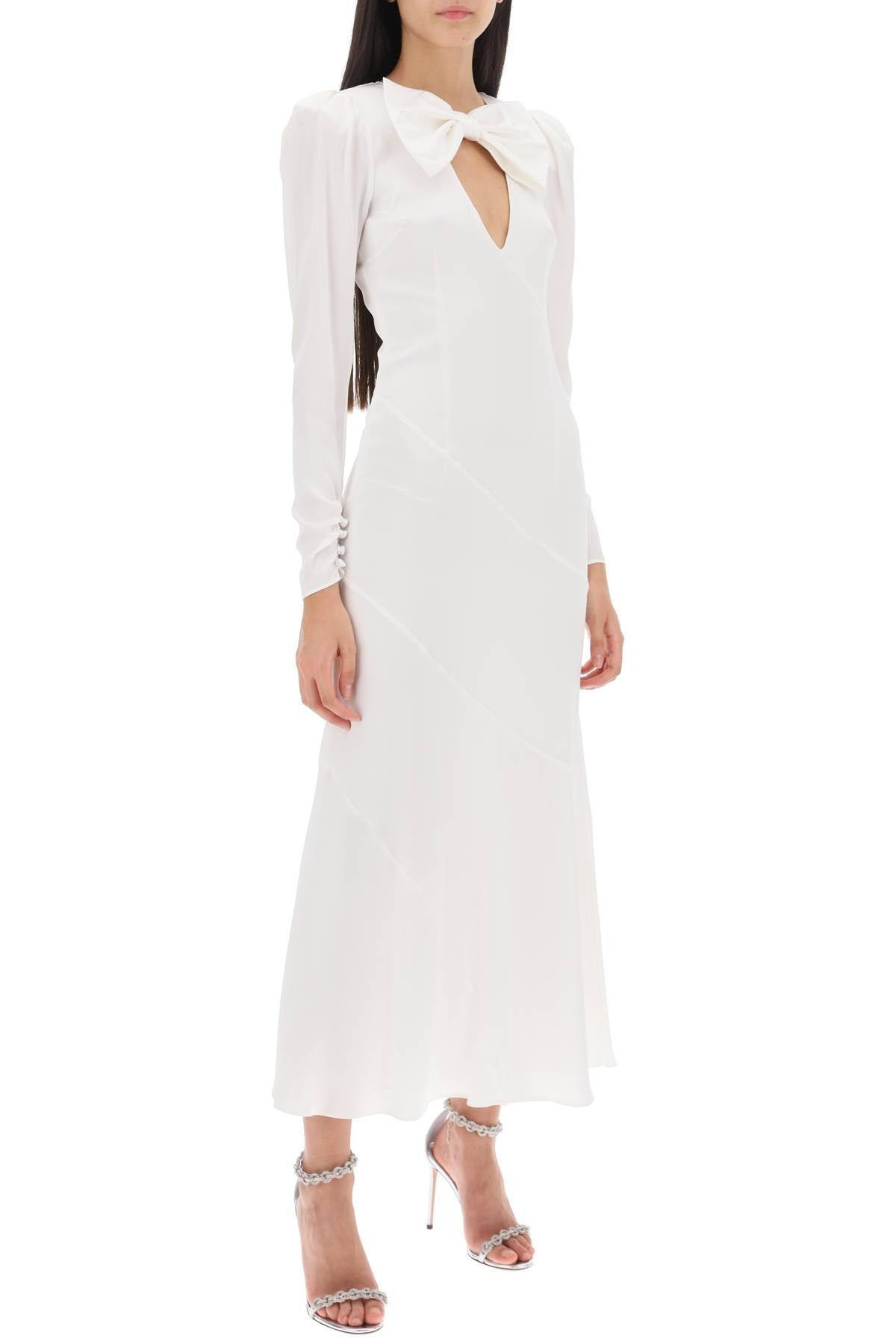 LONG DRESS IN SILK SATIN - 2