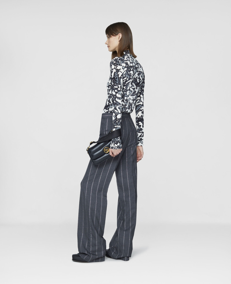 Chalk Striped Tailored Trousers 3