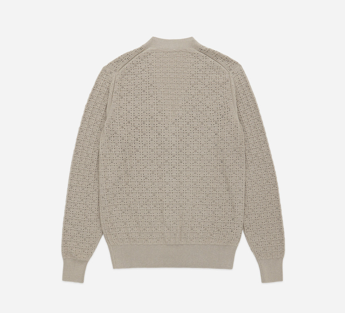 Classic Cardigan - Stone Domino - 2