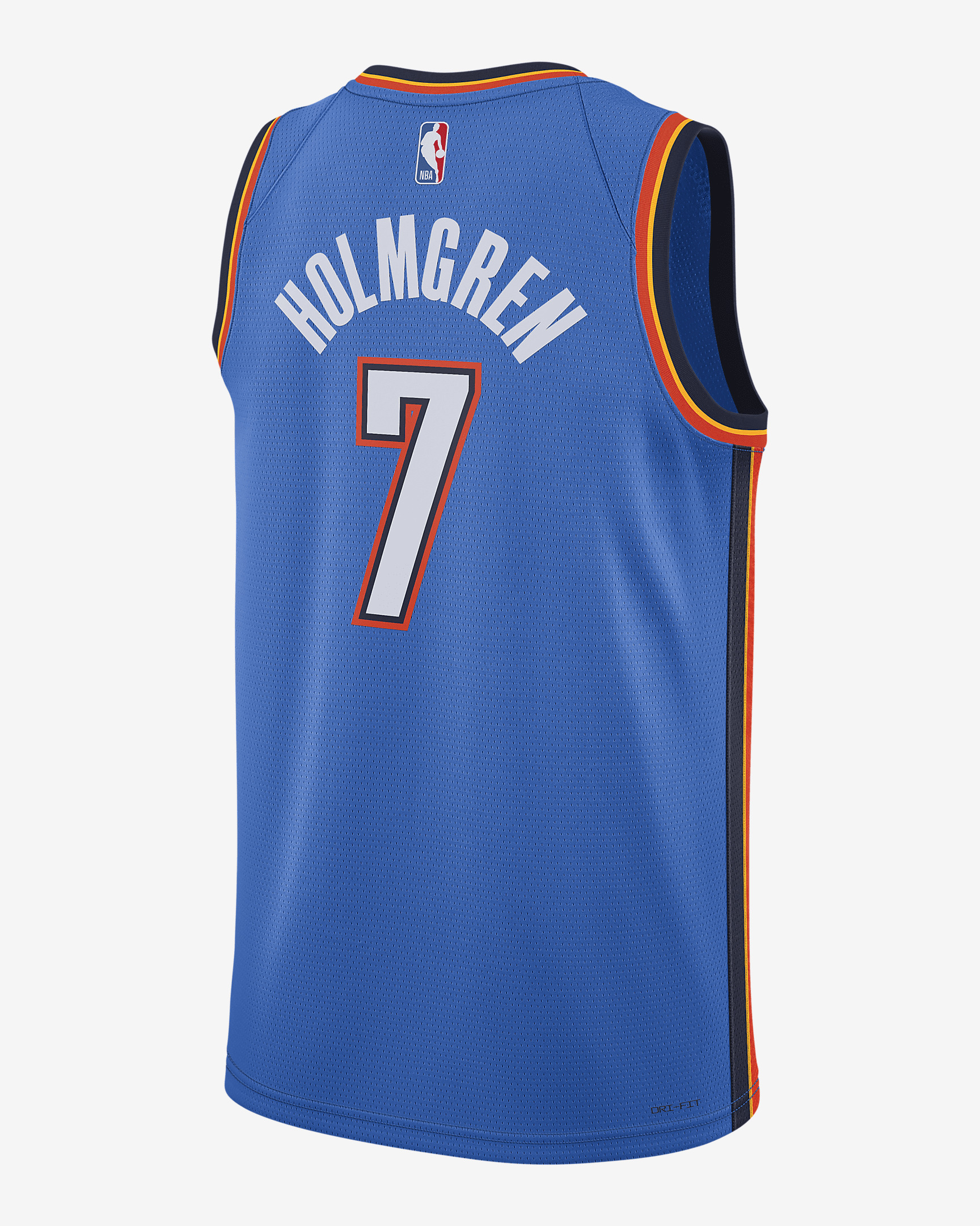 Oklahoma City Thunder Icon Edition 2022/23 Nike Men's Dri-FIT NBA Swingman Jersey - 2