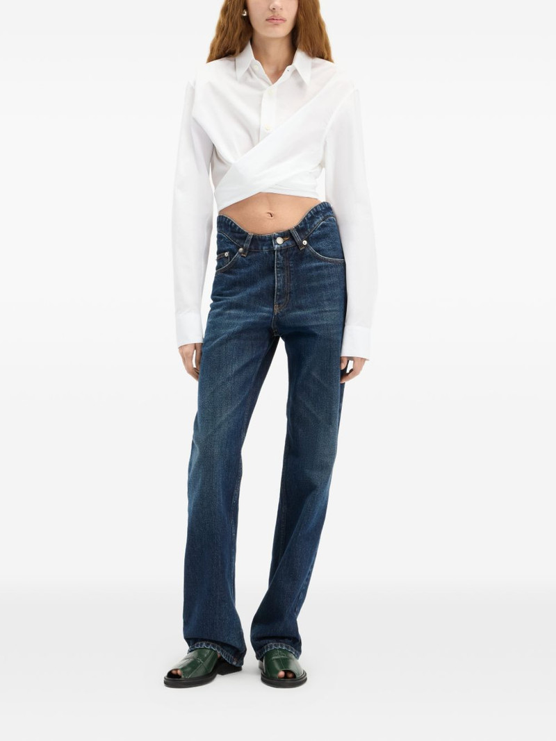 Jean Paul Gaultier The Curved bootcut denim jeans outlook
