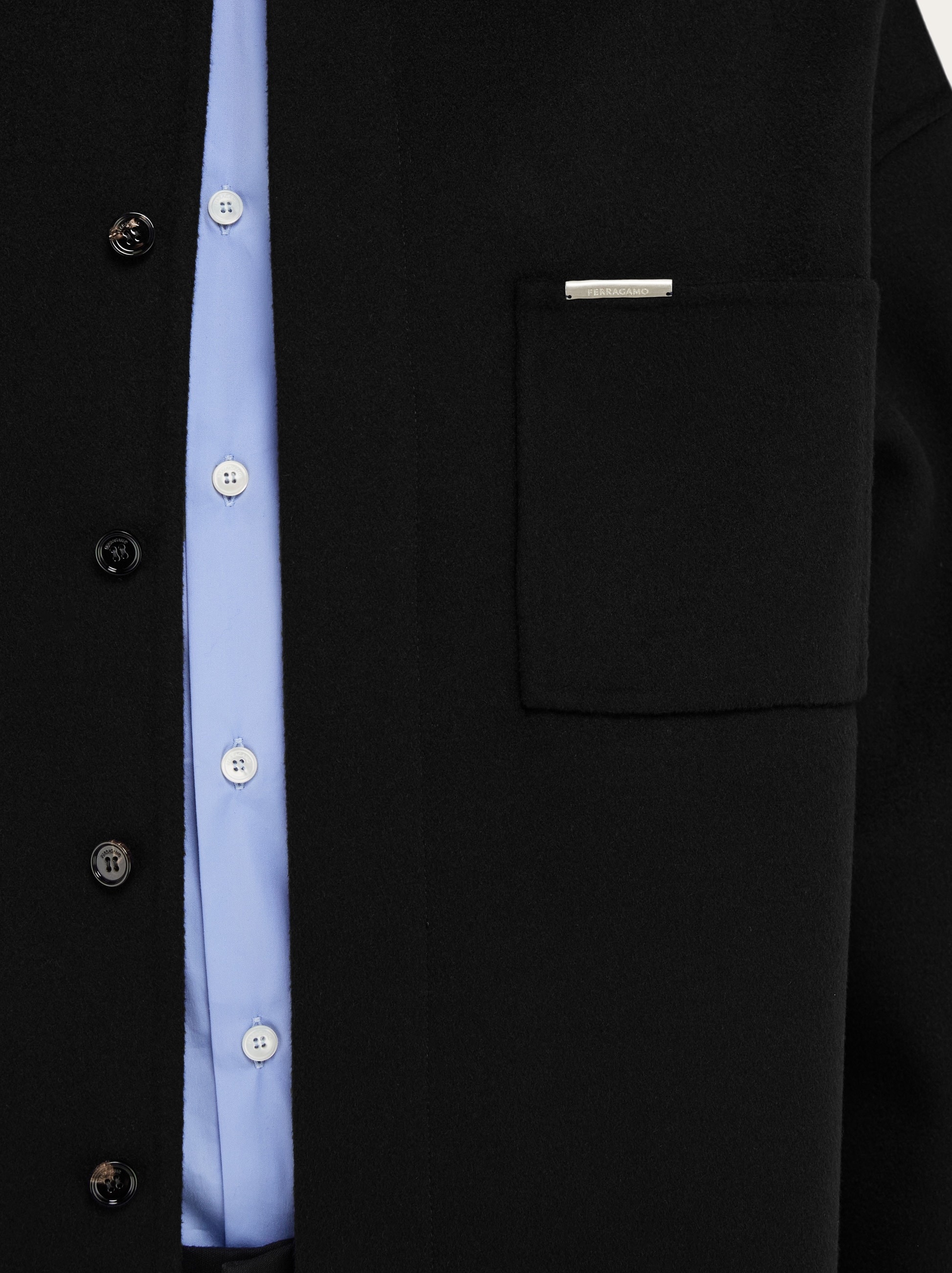 Cashmere-blend overshirt - 7