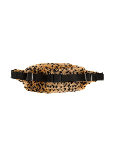 Supreme leopard-print fleece belt bag outlook