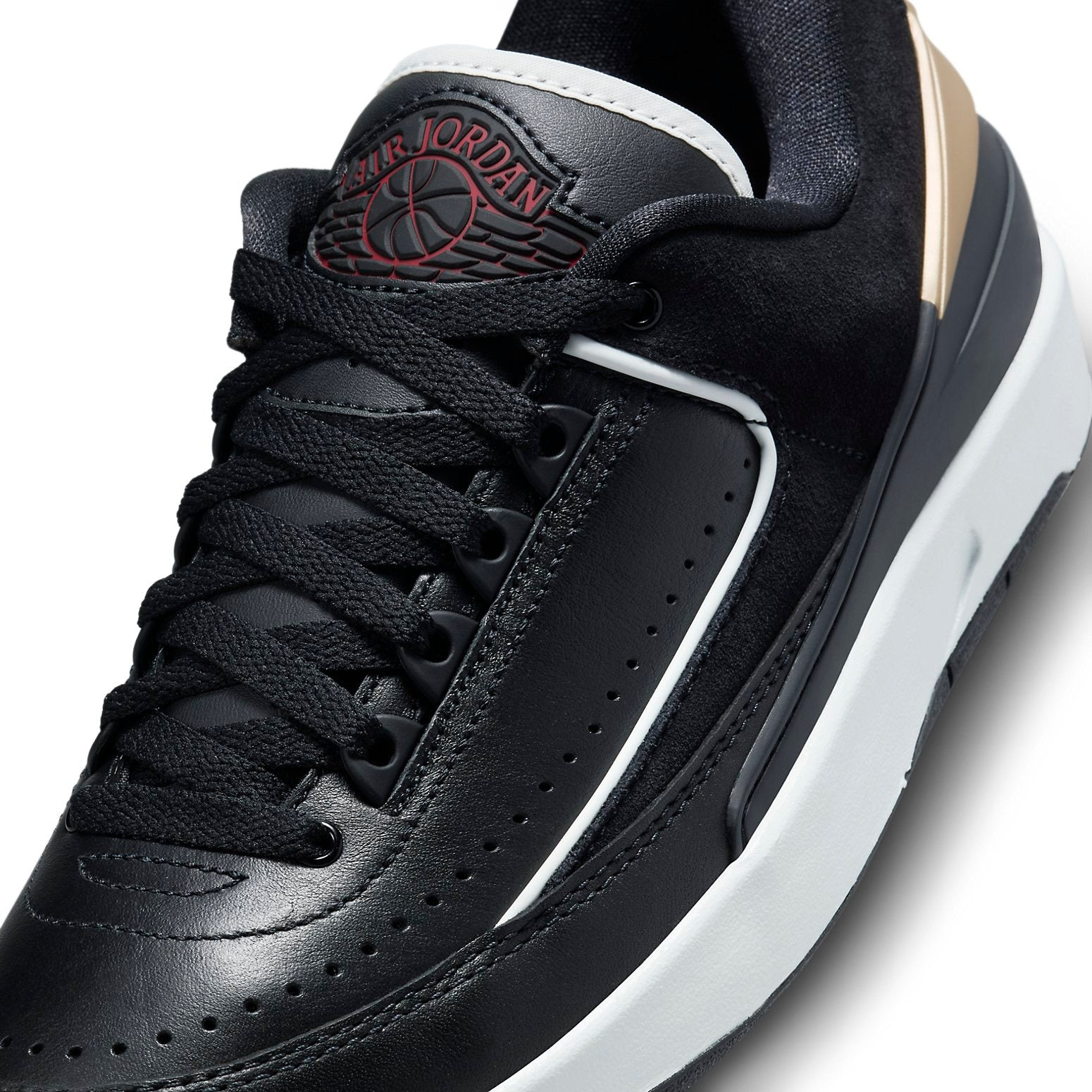 (WMNS) Air Jordan 2 Retro Low 'Black Metallic Gold' DX4401-001 - 5