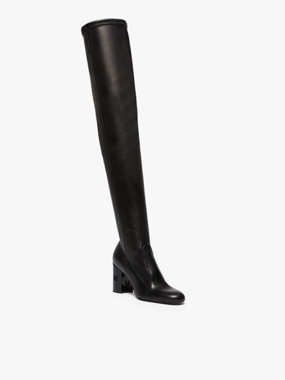 Max Mara DAMIERBOOT Stretch nappa-leather thigh-high boots outlook