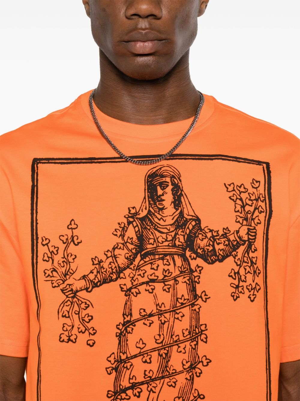 logo-print cotton T-shirt - 5