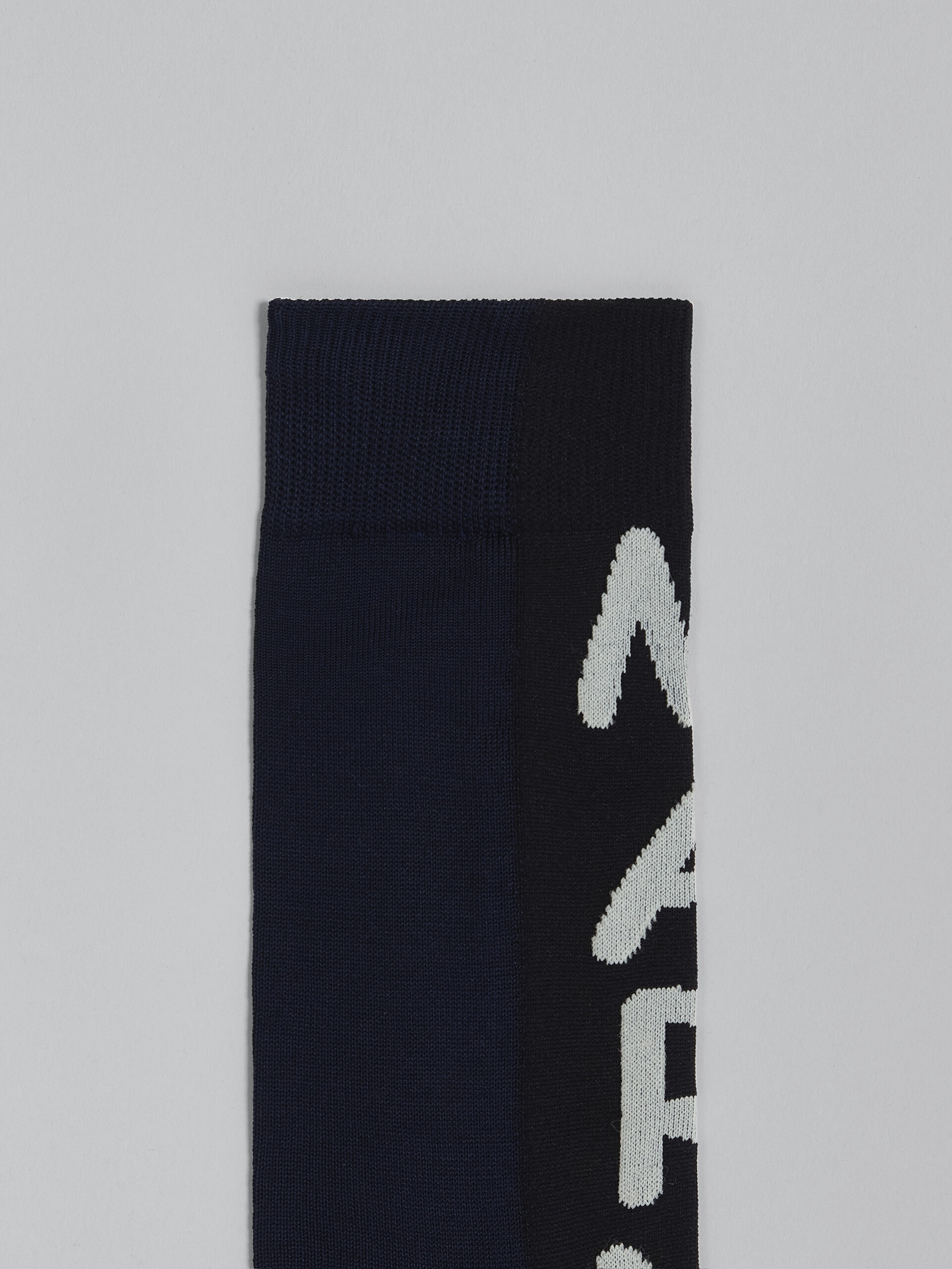 BLUE MARNI ON ME COTTON AND NYLON SOCKS - 3