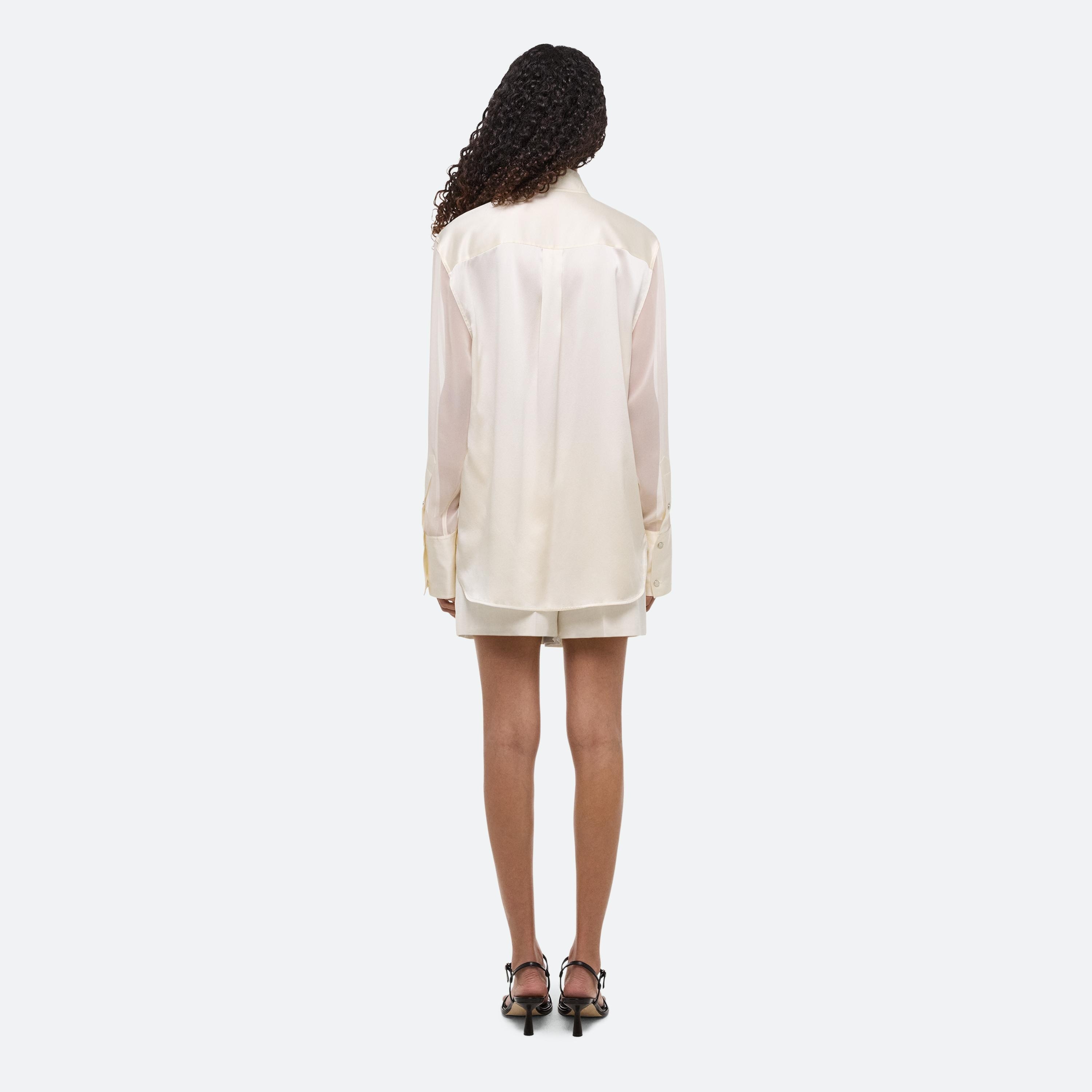 RELAXED COWL SHIRT - 5