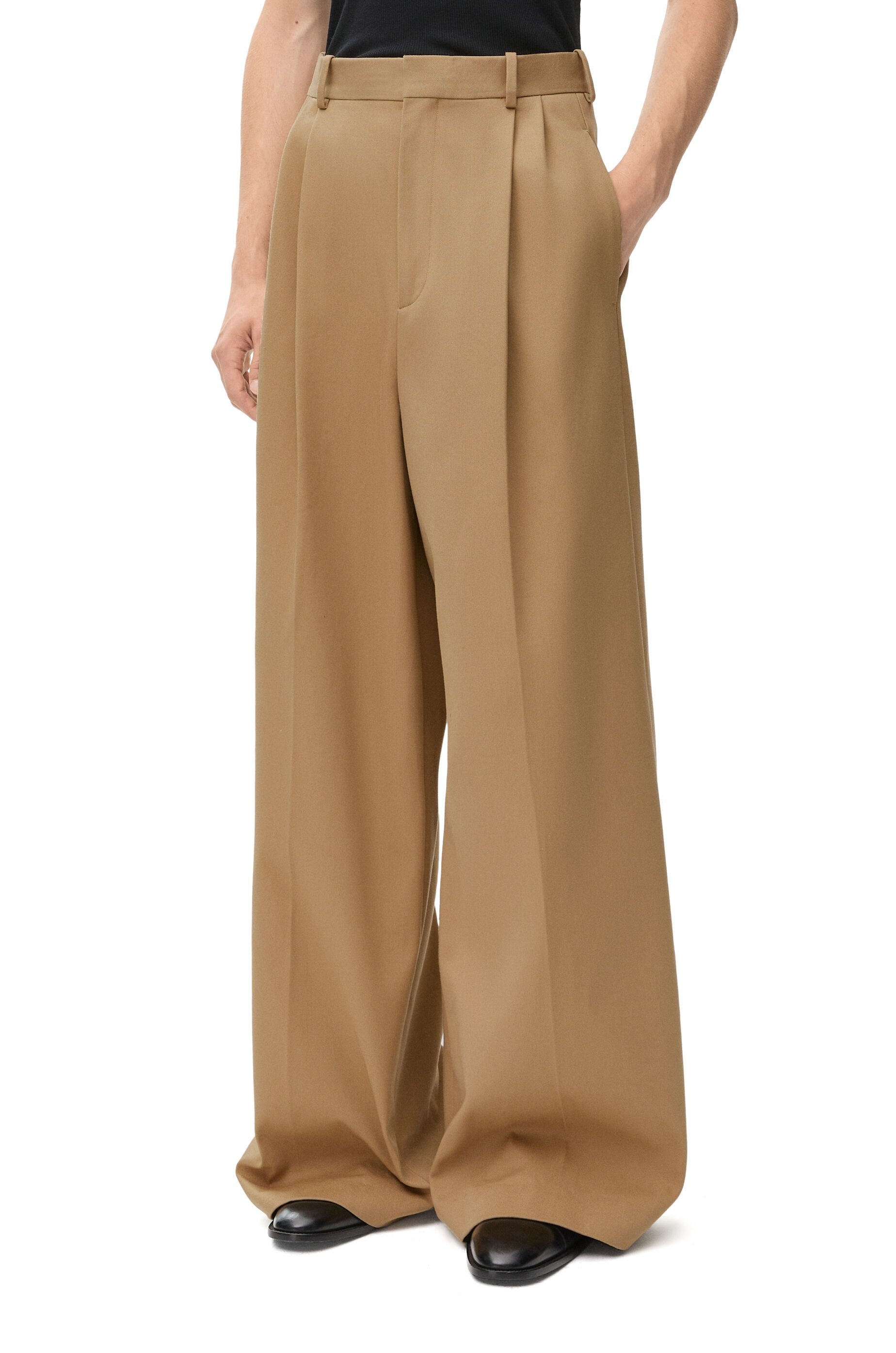 Pleated trousers in cotton - 3
