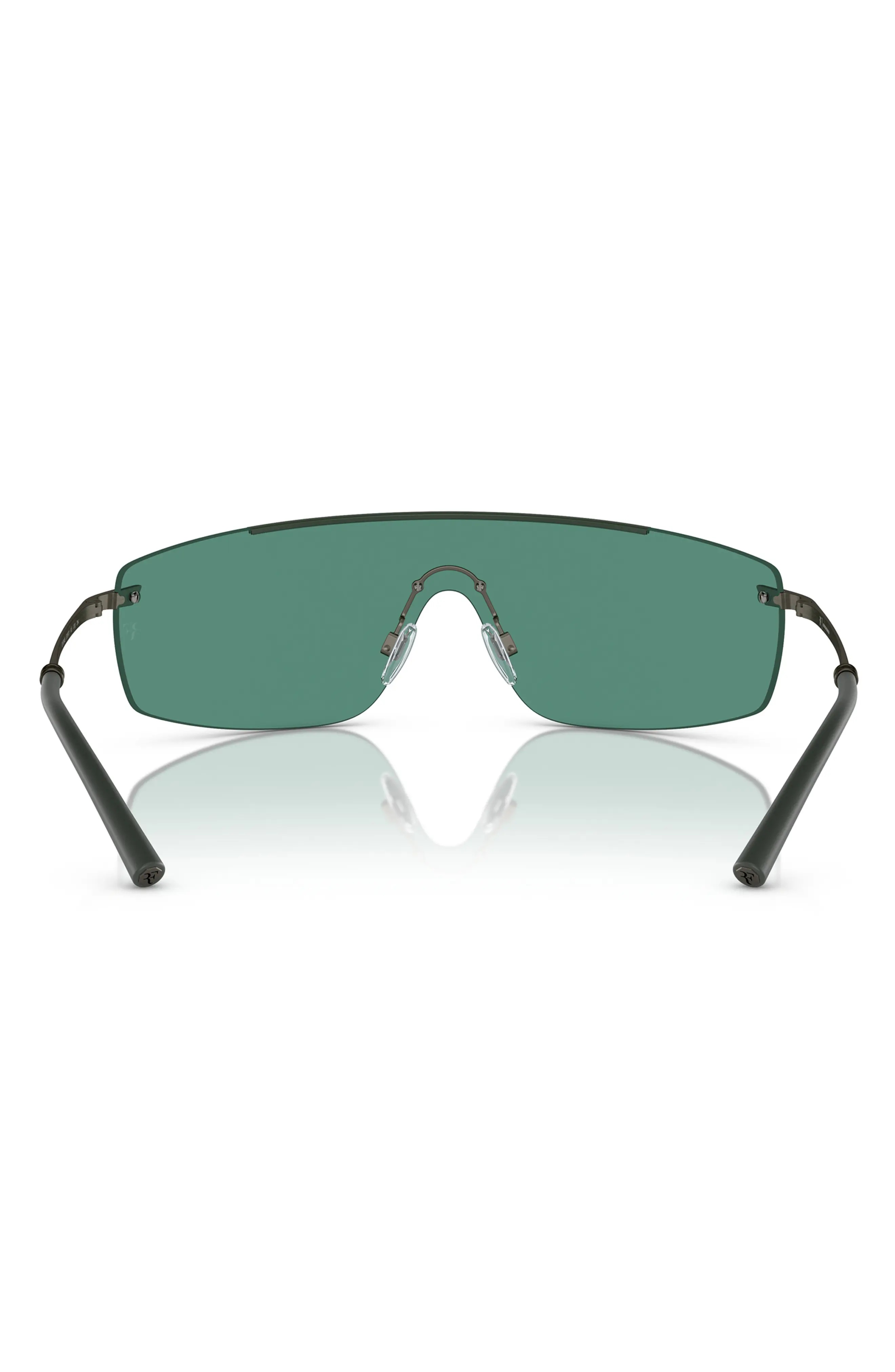 Roger Federer 138mm Rimless Shield Sunglasses - 3