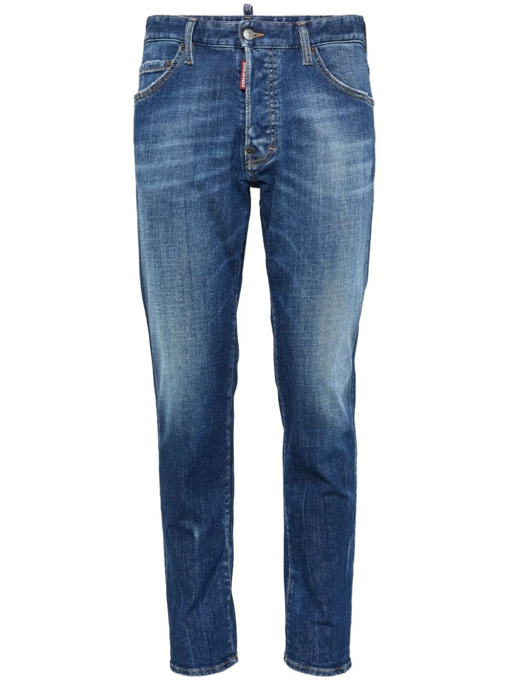 mid-rise skinny jeans - 1