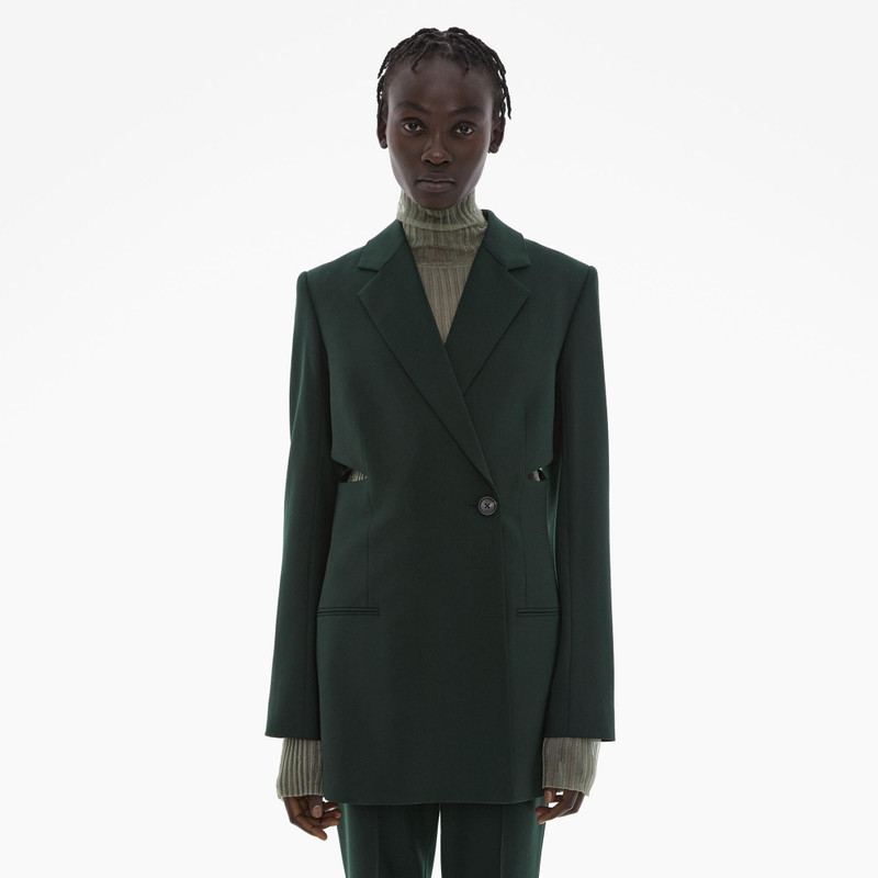 STRETCH WOOL SLASH BLAZER 3