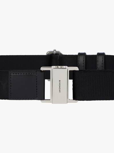 Givenchy BELT IN GIVENCHY CANVAS WITH METALLIC DETAILS outlook