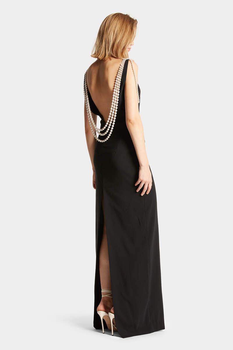 ONE SHOULDER EVENING DRESS - 4