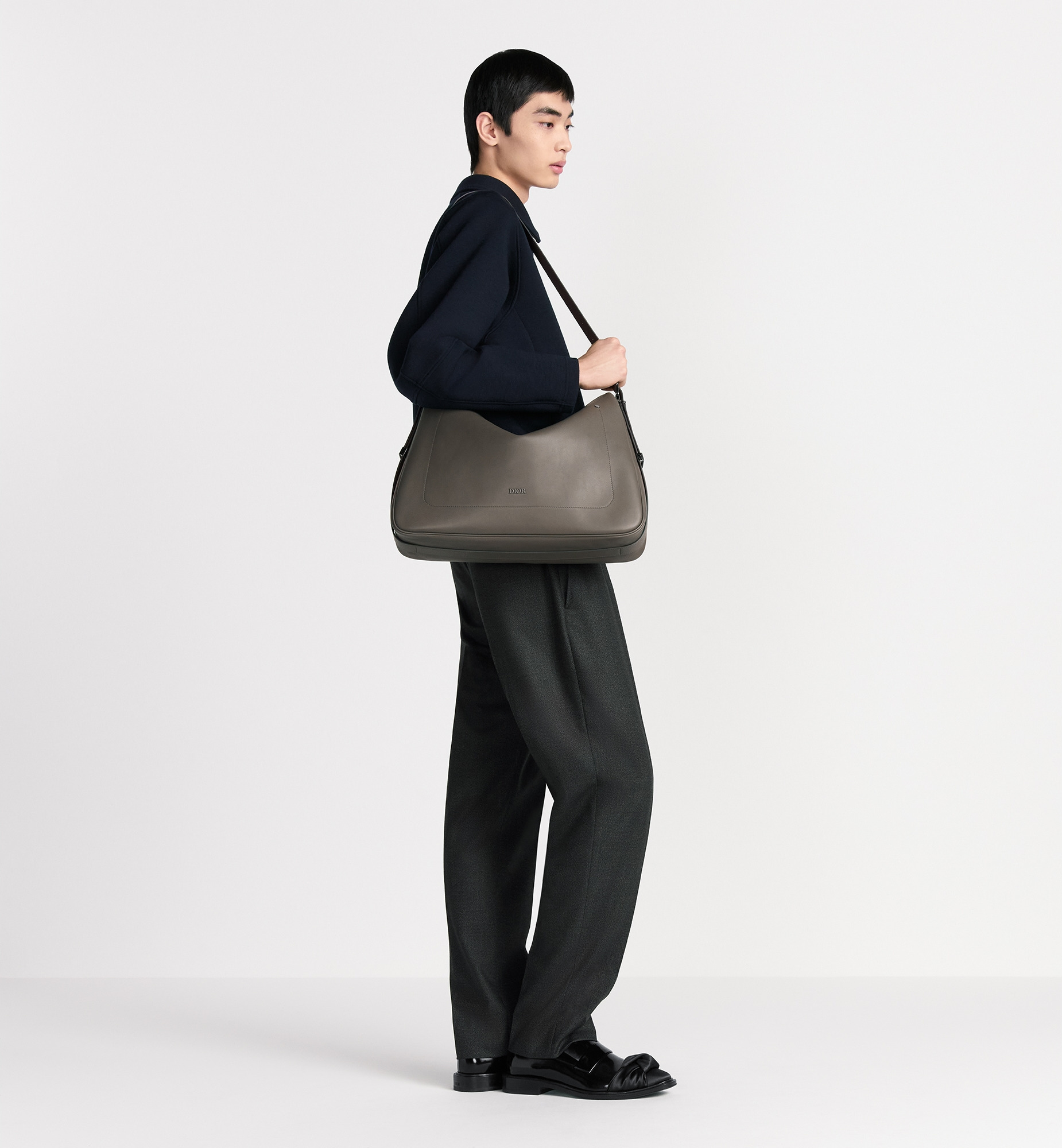 Large Dior Slider Zipped Hobo Bag - 4
