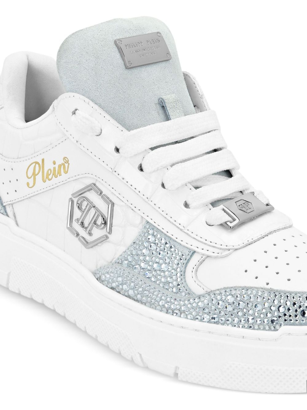 sparkling panelled sneakers - 4