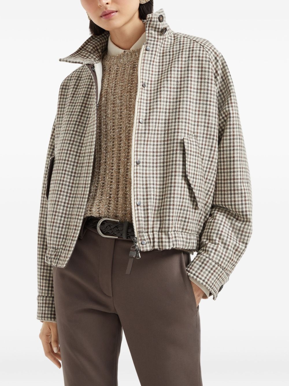 checked flannel jacket - 3