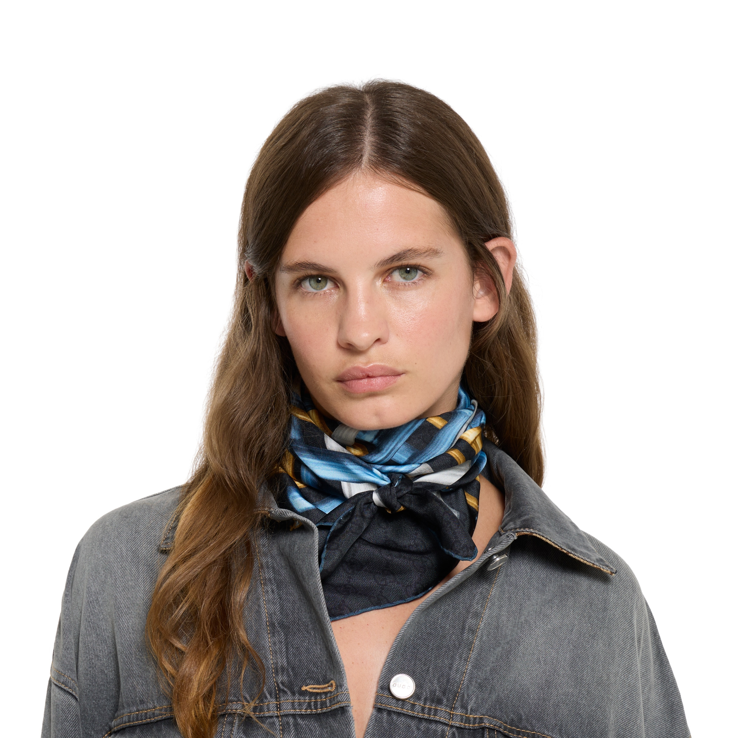 Printed silk twill carré - 3