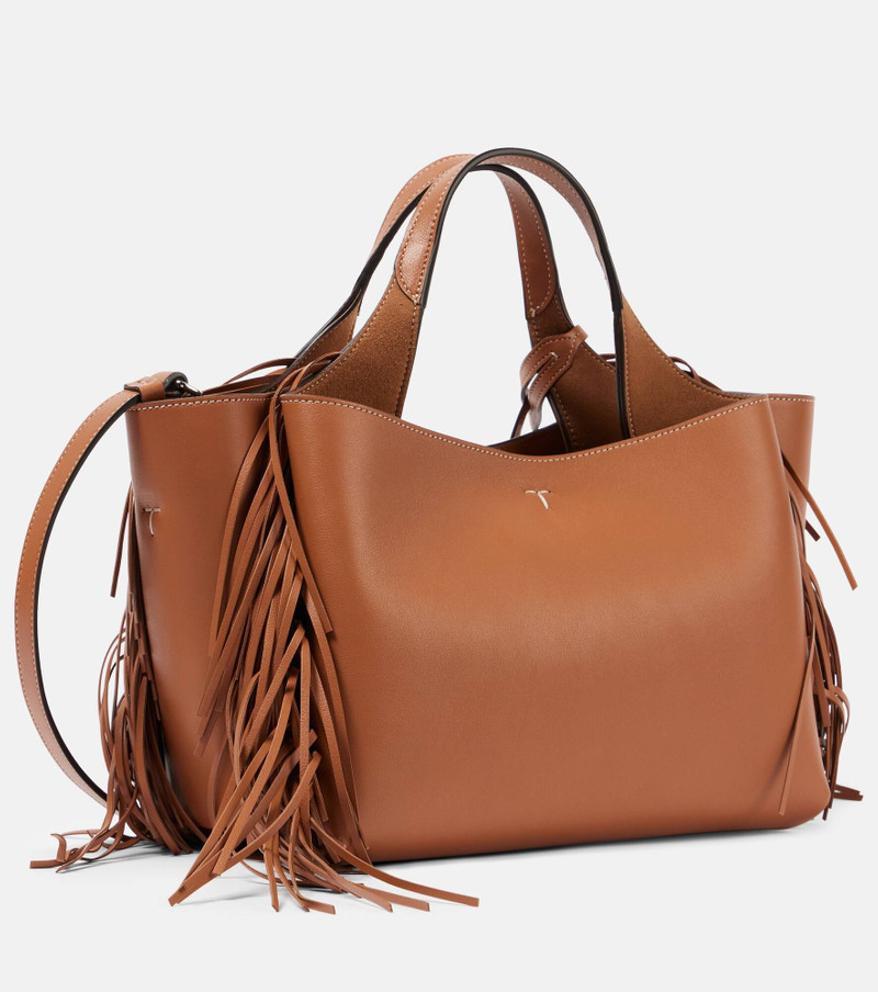 T Timeless Mini leather tote bag 4