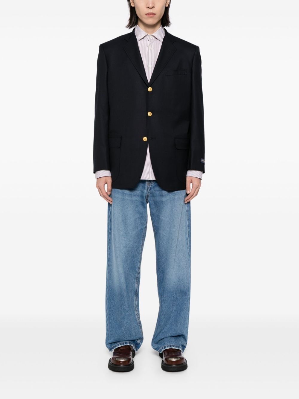 checked blazer - 2